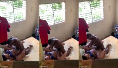 Lagos Boy Records Himself Having Sex With Igbo Cheating Wife With Deep Pussy (18+)