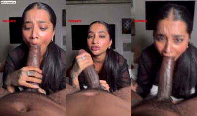 Sexy Hot Girl Sucking African Huge Black Dick