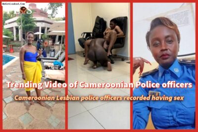 Cameroonian Police officer’s trending leaked sextape