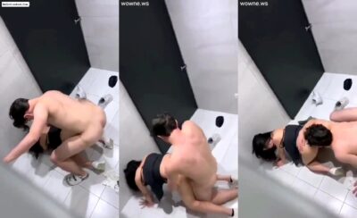 Crazy American Couple Having Sex In The Toilet