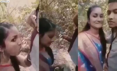 Indian College Boy fucking his teacher at outdoor place