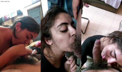 Sexy Tamil college Babe blowjobs to BF Dick and cum facial, Hostal MMS